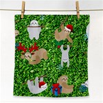 xmas sloth  Face Towel