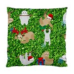 xmas sloth  Standard Cushion Case (One Side)