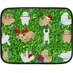 xmas sloth  Fleece Blanket (Mini)