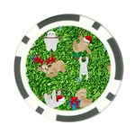 xmas sloth  Poker Chip Card Guard (10 pack)