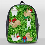 xmas sloth  School Bag (Large)