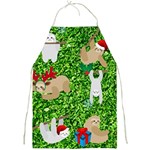 xmas sloth  Full Print Apron