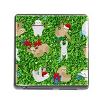 xmas sloth  Memory Card Reader (Square)