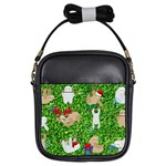 xmas sloth  Girls Sling Bag