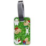 xmas sloth  Luggage Tag (two sides)