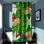 xmas sloth  Shower Curtain 36  x 72  (Stall)