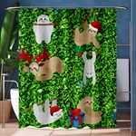 xmas sloth  Shower Curtain 60  x 72  (Medium)