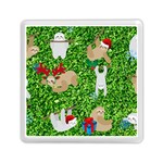 xmas sloth  Memory Card Reader (Square)