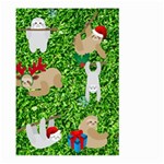 xmas sloth  Large Garden Flag (Two Sides)