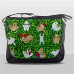 xmas sloth  Messenger Bag