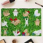 xmas sloth  Cosmetic Bag (XXL)