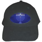 blue happy hannukah Black Cap