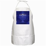 blue happy hannukah BBQ Apron