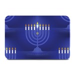 blue happy hannukah Plate Mat