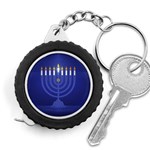 blue happy hannukah Measuring Tape