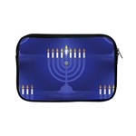 blue happy hannukah Apple iPad Mini Zipper Case