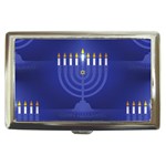 blue happy hannukah Cigarette Money Case