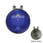 blue happy hannukah Golf Ball Marker Hat Clip