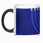 blue happy hannukah Morph Mug