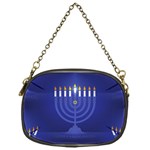 blue happy hannukah Chain Purse (One Side)