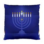 blue happy hannukah Standard Cushion Case (One Side)