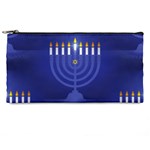 blue happy hannukah Pencil Case