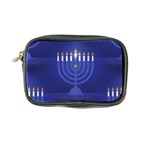 blue happy hannukah Coin Purse