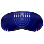 blue happy hannukah Sleeping Mask