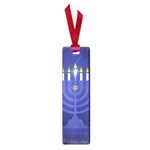 blue happy hannukah Small Book Mark