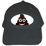 Funny Poop Emoji Black Cap