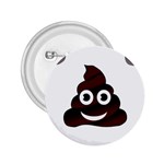 Funny Poop Emoji 2.25  Button