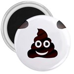 Funny Poop Emoji 3  Magnet