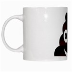 Funny Poop Emoji White Mug