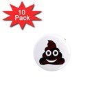 Funny Poop Emoji 1  Mini Magnet (10 pack) 