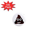 Funny Poop Emoji 1  Mini Magnet (100 pack) 