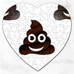 Funny Poop Emoji Jigsaw Puzzle (Heart)