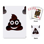 Funny Poop Emoji Playing Cards Single Design