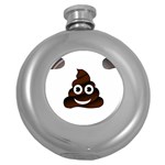 Funny Poop Emoji Hip Flask (5 oz)