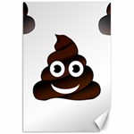 Funny Poop Emoji Canvas 20  x 30 