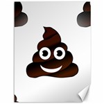 Funny Poop Emoji Canvas 36  x 48 