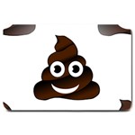 Funny Poop Emoji Large Doormat