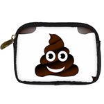 Funny Poop Emoji Digital Camera Leather Case