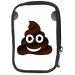 Funny Poop Emoji Compact Camera Leather Case