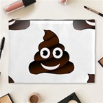 Funny Poop Emoji Cosmetic Bag (XL)