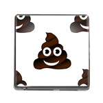 Funny Poop Emoji Memory Card Reader (Square)