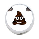 Funny Poop Emoji 4-Port USB Hub (Two Sides)