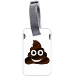 Funny Poop Emoji Luggage Tag (two sides)