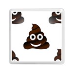 Funny Poop Emoji Memory Card Reader (Square)