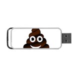 Funny Poop Emoji Portable USB Flash (One Side)