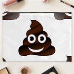 Funny Poop Emoji Cosmetic Bag (XXXL)